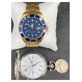 Gruen Watch 321-2115 & Tissot Pocket Watch