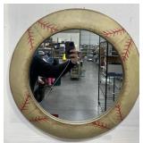 Baseball-Inspired Wall Mirror