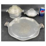 Vntg Guardian Service Aluminumï¿½Cooks Pots & Tray
