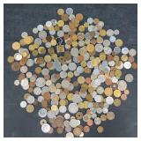 2.8 lbs of Foreign Coins, Various Denominations