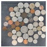 U.S. Coins w Various Denominations & Dates- Vntg+