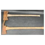 2 Rustic Axes ï¿½ Firemanï¿½s & Double-Bit
