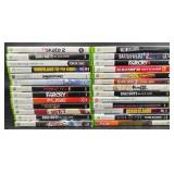 36 XBOX360 Video Gamesï¿½ Call of Duty, Borderlands+