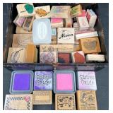 Paper Crafting Rubber Stamps & Ink Pads