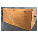 Vintage Handcrafted Wooden Tool Craft Box