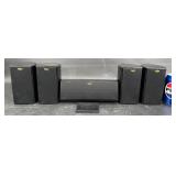Klipsch Speaker Set w Center & Satellites