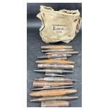 Assorted Bull Pins in Ironworkers Local 700 Bag