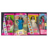 4 Barbie Dolls 1990ï¿½sï¿½ Native American & Coca-Cola