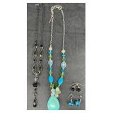 2 Fashion Necklaces & Earrings Sets ï¿½ Liz & Co +