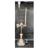 Art Decoï¿½Smoking Stand Ashtray w Lamp Works