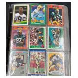 Assorted Football Cards in Binder 93 Pages