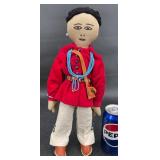 Vintage Navajo Souvenir Doll w Beaded Details