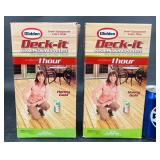 2 Glidden Deck-it Stain & Protect, Honey Gold