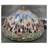 Stained Glass Lamp Shade w Dragonfly Design