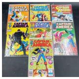 7 Marvel Captain America Comic Books