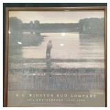 RL Winston Rod Co. 60th Anniversary Poster Framed