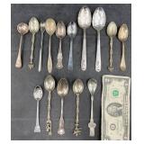 Souvenir & Silverplated Spoons ï¿½ Wm Rogers, Italy+