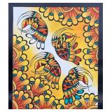 Colorful Bird Painting by Michael D. Tenorio