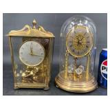 2 Vntg Clocks ï¿½ Linden W. Germany Anniv & Schatz