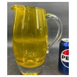 Blenko Jonquil 5926 Pitcher Clear to Yellow