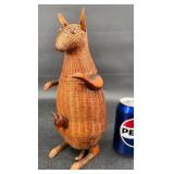 Chinese Woven Kangaroo Basket