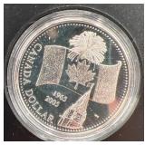 1965-2005 Unc Canadian Silver Elizabeth Dollar