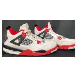 Nike Jordan 4 OG Fire Red Menï¿½s Sneakers Sz 10.5