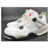 Nike Jordan 4 White Cement Menï¿½s Sneakers Sz 11
