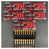 5 Boxes Federal .224 Valkyrie 75 Grain Ammo