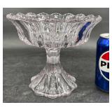 EAPG Broken Column Pattern Compote w Pedestal