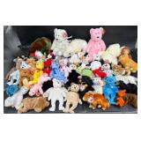 Lot of Ty Beanie Babies Plush Animals