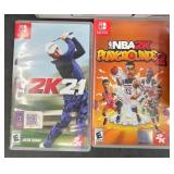 2 Nintendo Switch Games, Charging Base, Cords