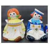 Vintage Raggedy Ann & Andy Cookie Jars