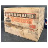 Vintage Drambuie Liqueur Wooden Crate