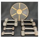 Set of Dumbbells &ï¿½Amazon Basicsï¿½Balance Board