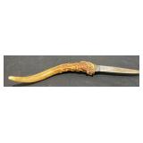 Germanï¿½Solingen Knife w Stag Horn Handle