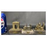 3 Small Vintage Paris Government Offices Souvenirs