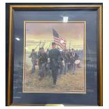 Gettysburg Battle w Chamberlain LE Print, Signed