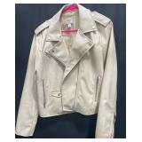 Nine West Womenï¿½s Leather Jacket Sz L