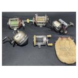 5 Fishing Reels ï¿½ Pflueger, Penn, Zebco, Shimano