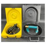 2 Woodï¿½s Powr-Grip Vacuum Tools w Cases