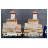 2 Vntg Jim Beam Broadmoor Hotel Liquor Decanters