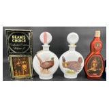 4 Vintage Liquor Decanters ï¿½ Jim Beam +