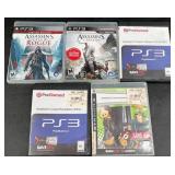 5 PlayStation PS3 Assassinï¿½s Creed Video Games