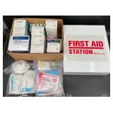 First Aid Station Kit w Extra Supplies