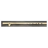 Metal Melody Flute w Engraved Markings