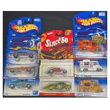 8 Hot Wheels Cars Vehicles ï¿½ Classic Red Card +