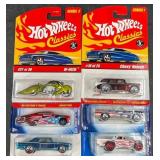 6 Hot Wheels - Classics Series 1 Red Card Cars