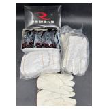 New Leather Gloves, Safety Glasses, Knit Gloves