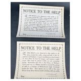 Pair Notice to the Help Animal Husbandry Signs